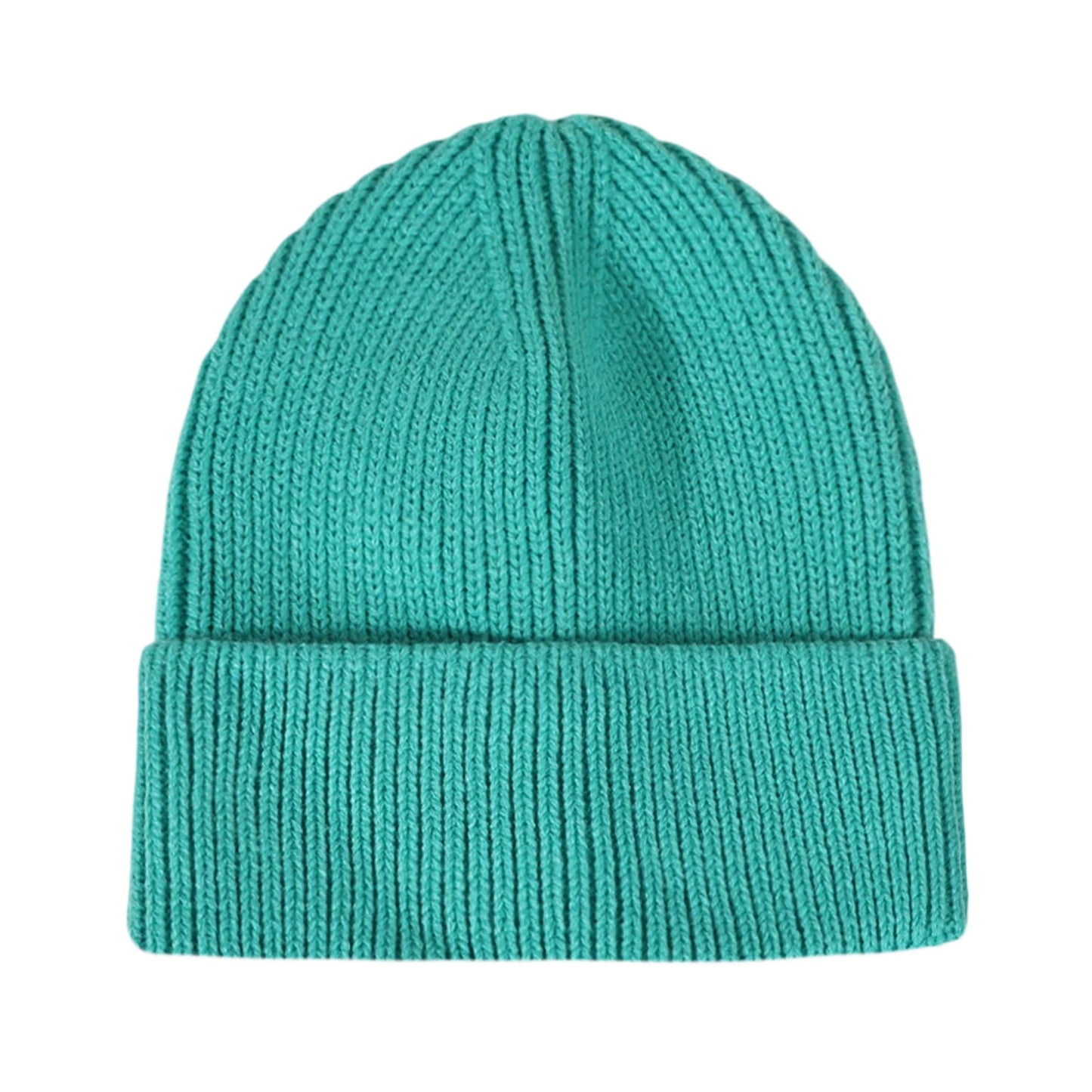 Ski Hat | Classic Rib Knit – Turquoise