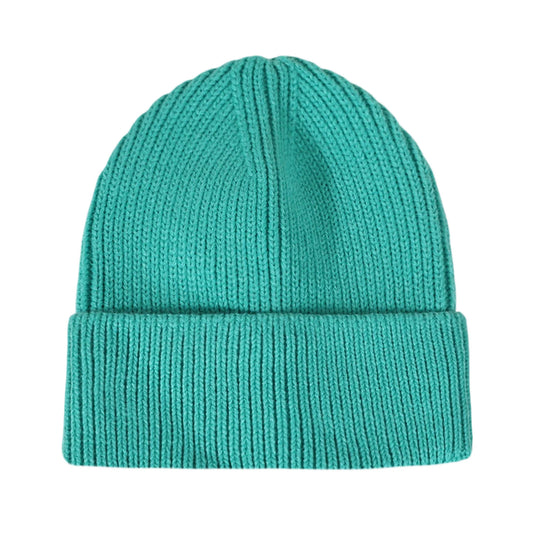 Ski Hat | Classic Rib Knit – Turquoise