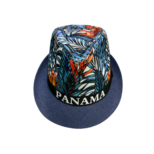 IGO2507329 Tropical Plant Printed Trilby Hat