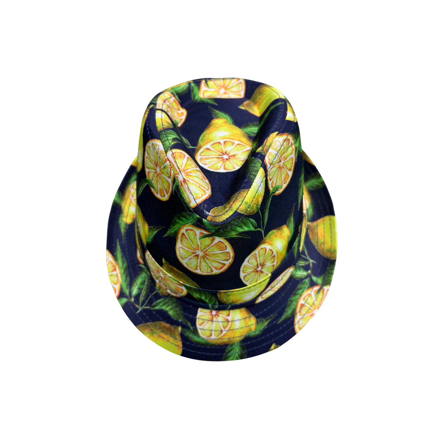 IGO2507332 3D Lemon Printed Trilby Hat