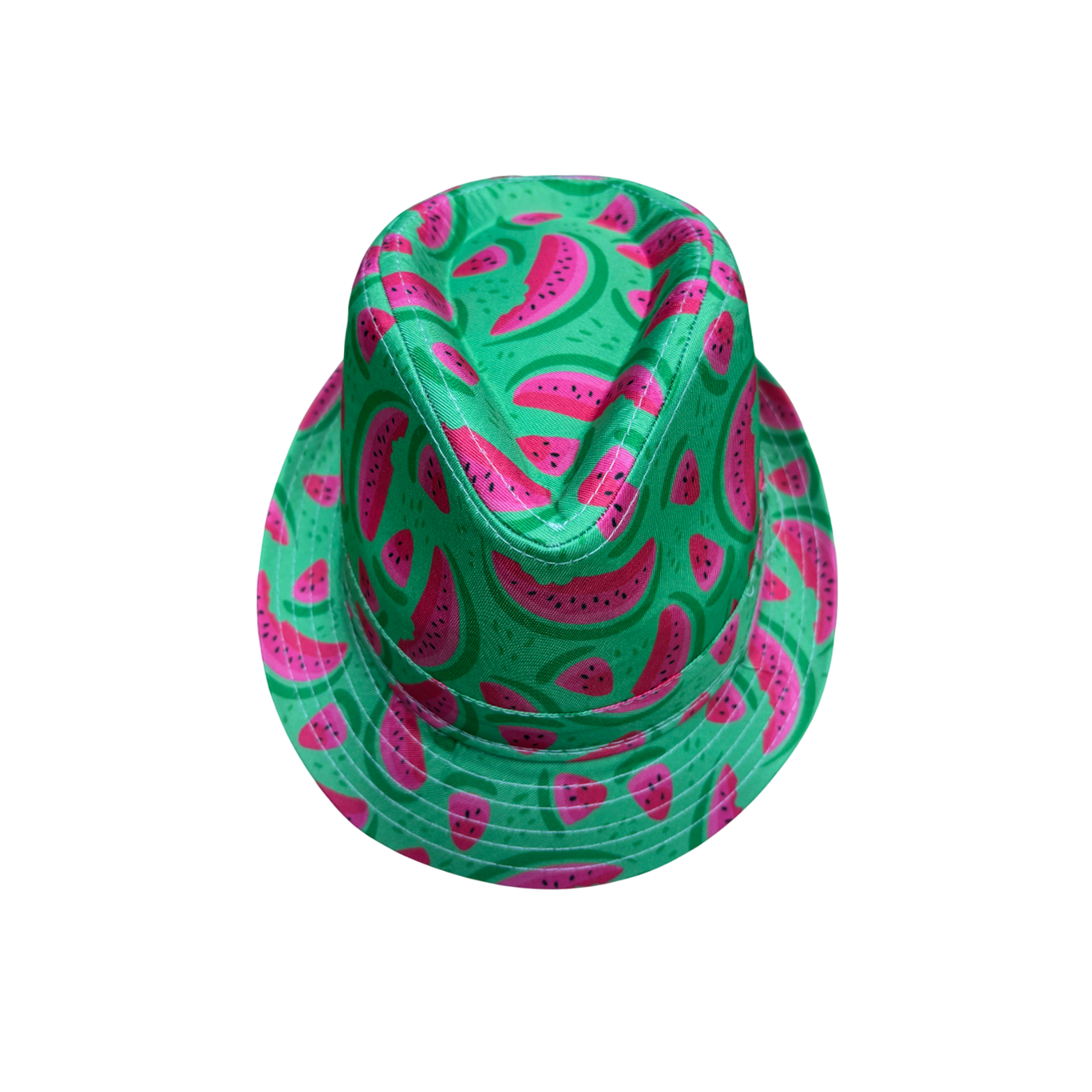 IGO2507333 Watermelon Printed Trilby Hat