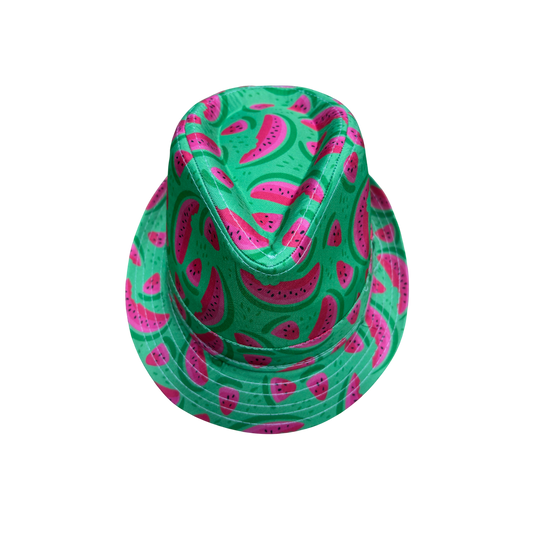 IGO2507333 Watermelon Printed Trilby Hat