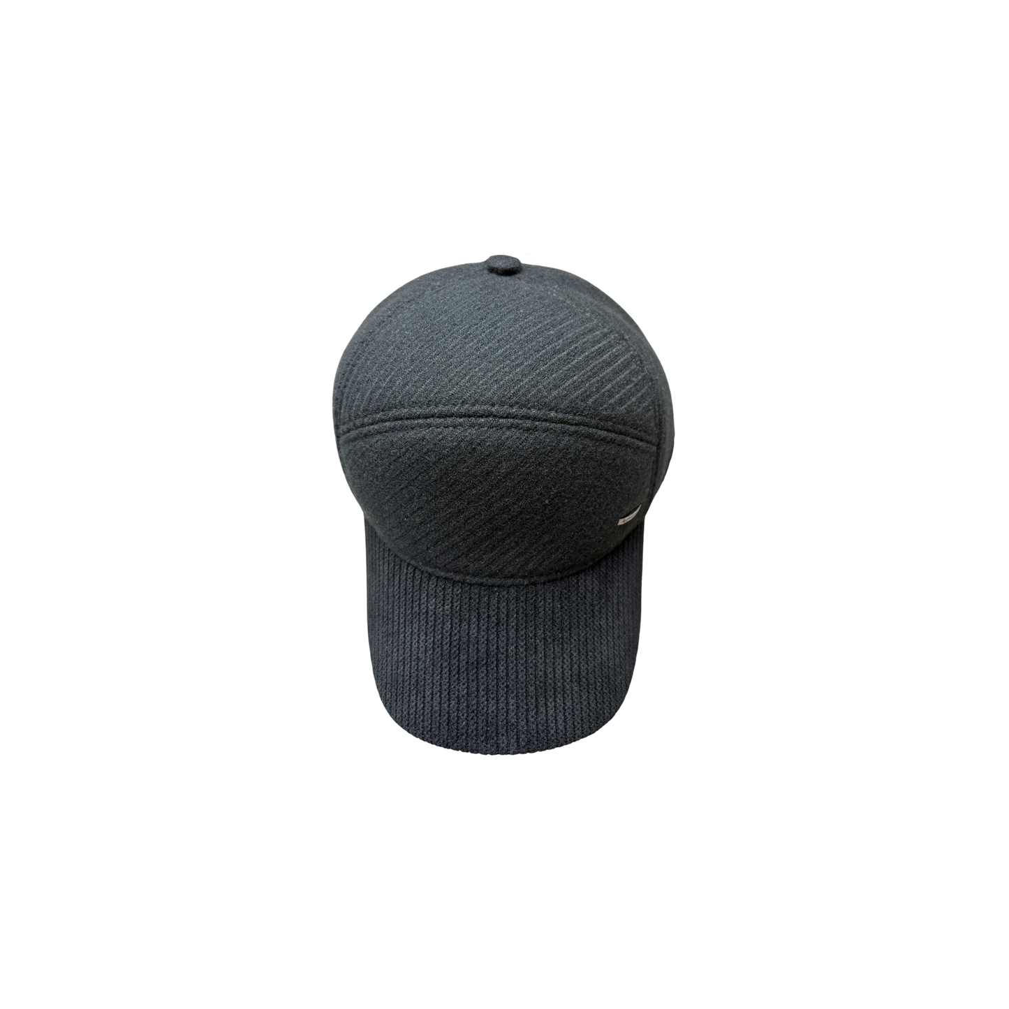 IGO2507342 Subtle Pattern Paneled Stripe Side-Logo Baseball Cap