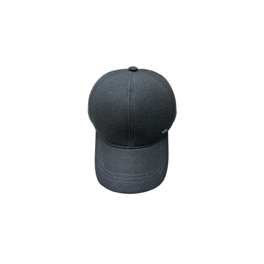 IGO2507344 Solid Textured Side-Logo Baseball Cap