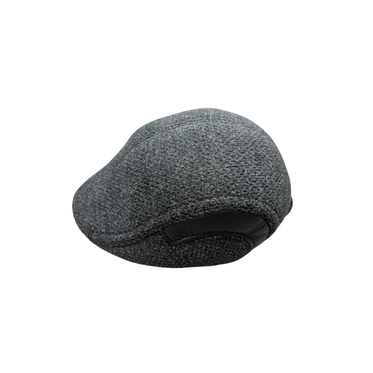 IGO2507353 Curved Leather - Paneled Flat Hat