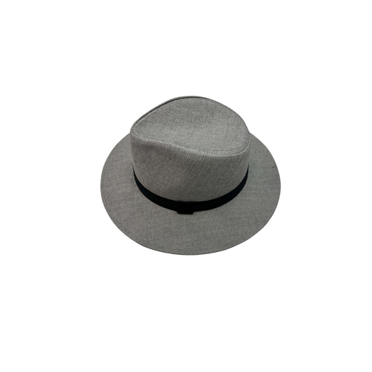 IGO2507374 Classic Black Webbing Trilby Hat