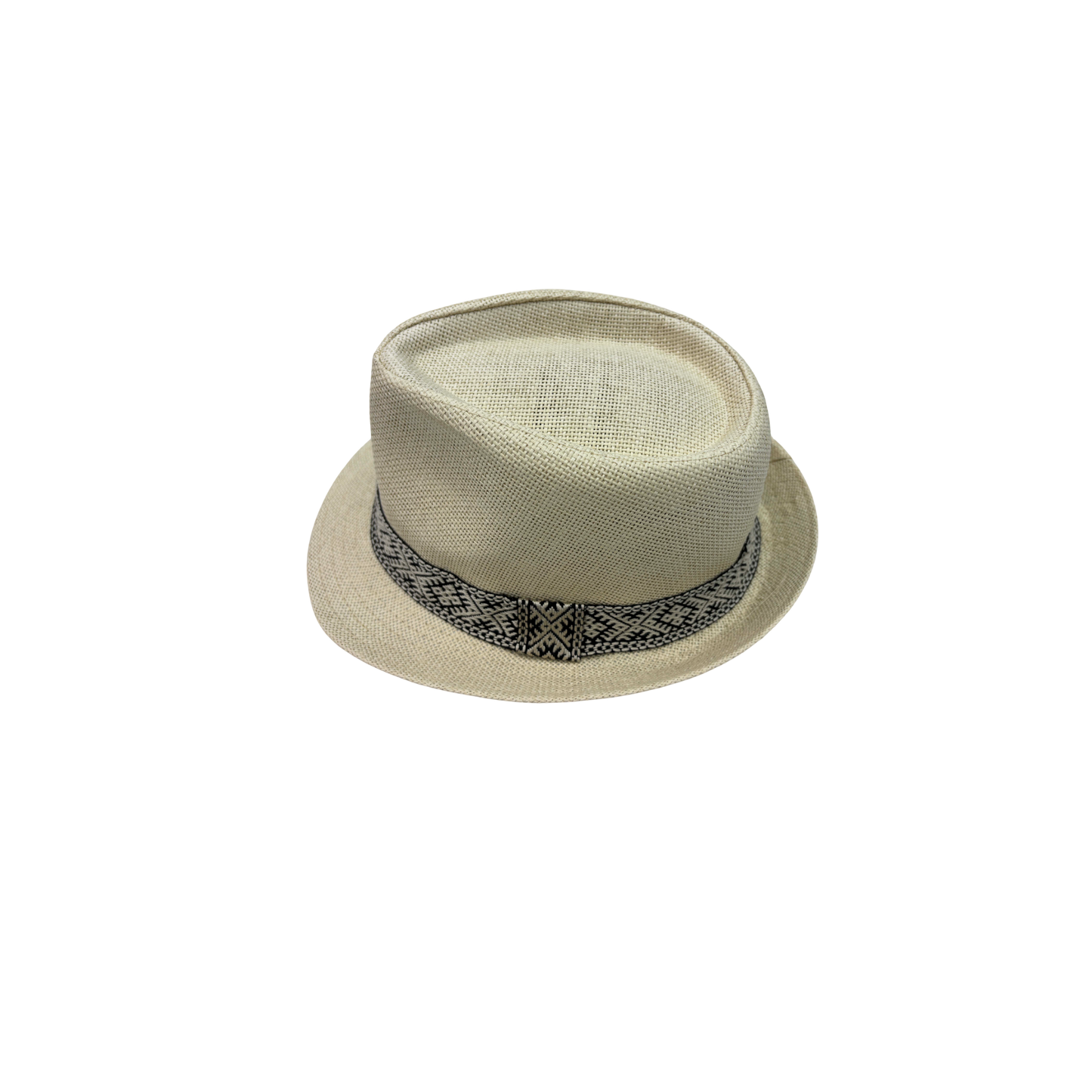 IGO2507390 Ethnic-style Webbing Decorative Trilby Hat