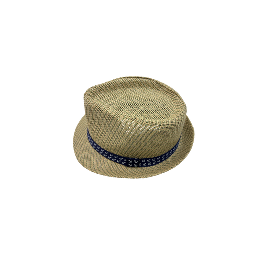 IGO2507392 Anchor Pattern Webbing Decorative Trilby Hat