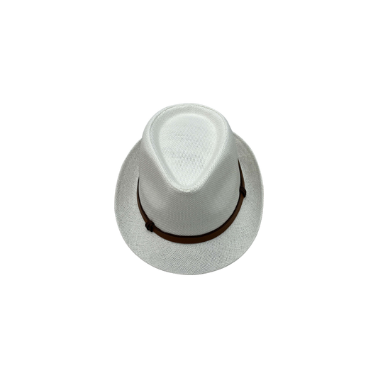 IGO2507394 Leather Cord Decorative Design Trilby Hat