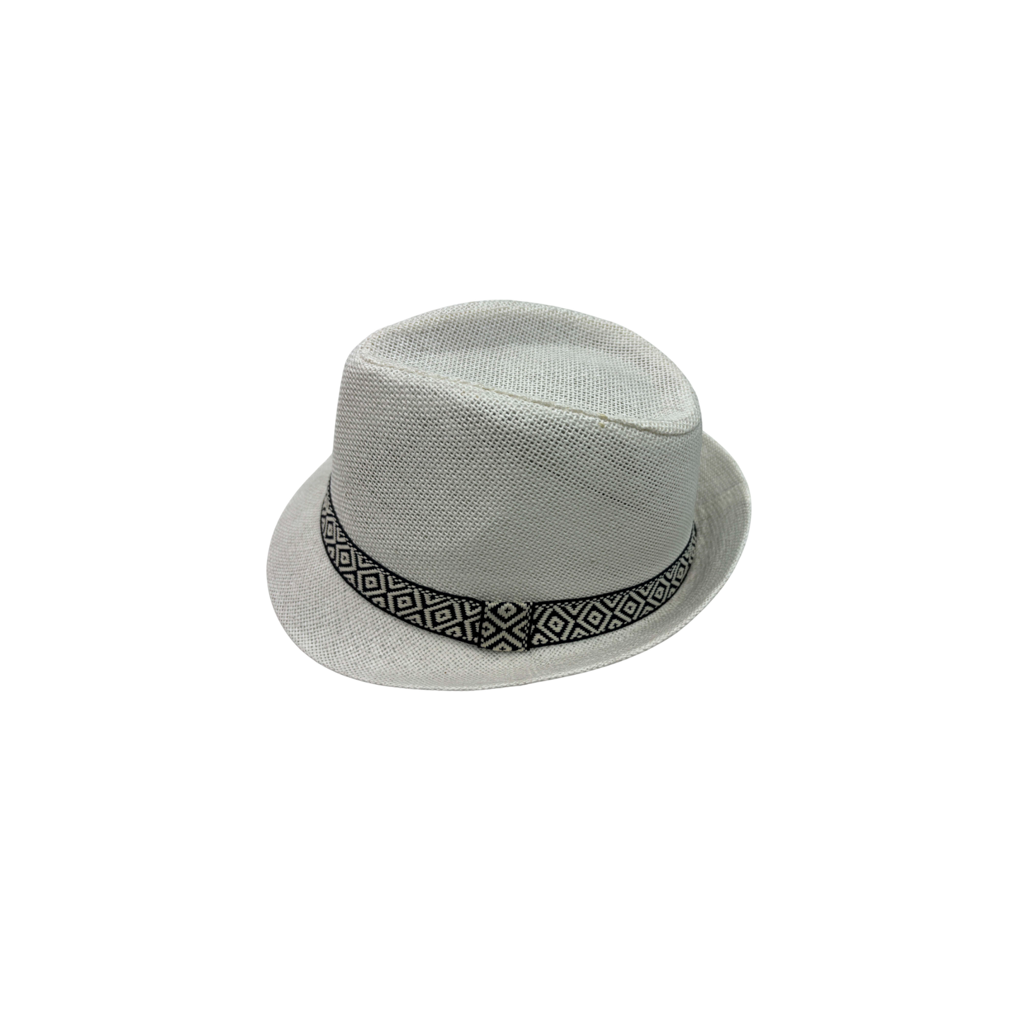 IGO2507395 Classic Ethnic-Style Webbing Designed Trilby Hat