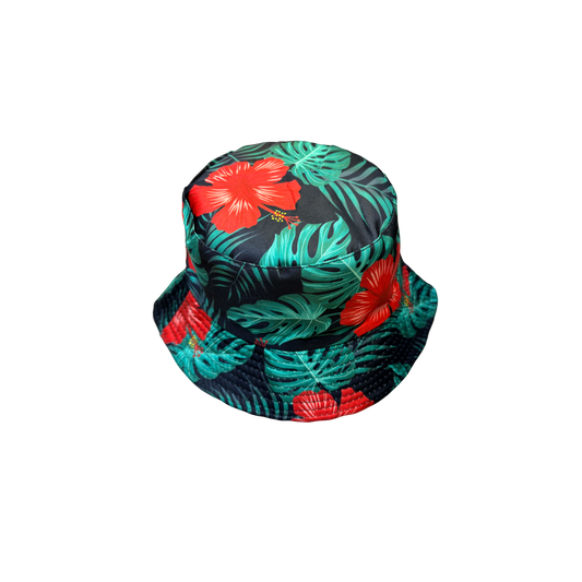 IGO2507399 Tropical Floral Printed Bucket Hat