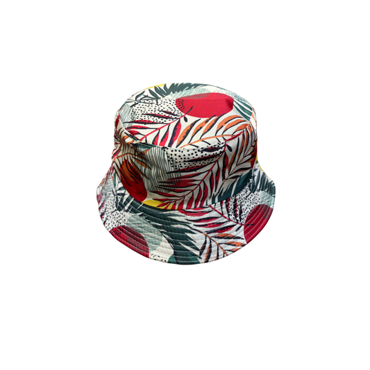IGO2507402 Tropical Plant Geometric Printed Bucket Hat
