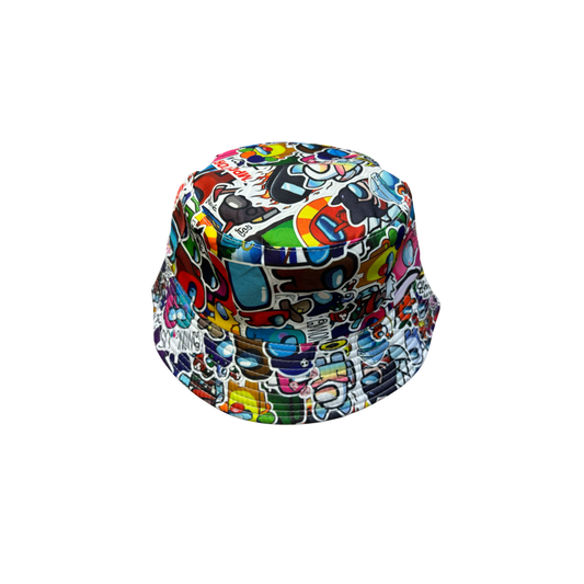 IGO2507413 Trendy Cartoon Graffiti Bucket Hat