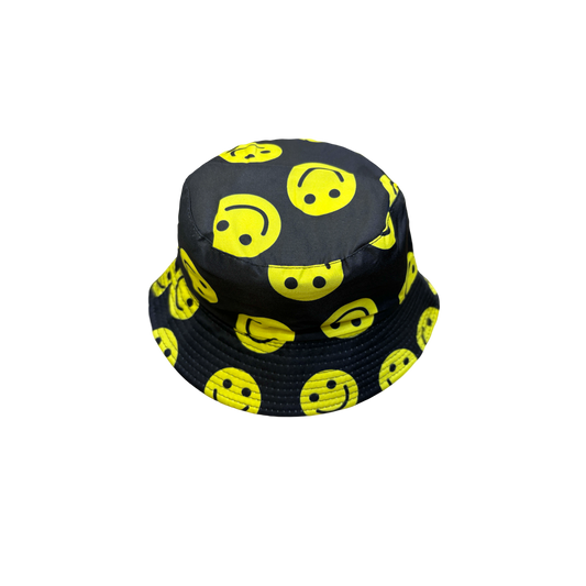 IGO2507415 Yellow Smiley All - Over Printed Bucket Hat
