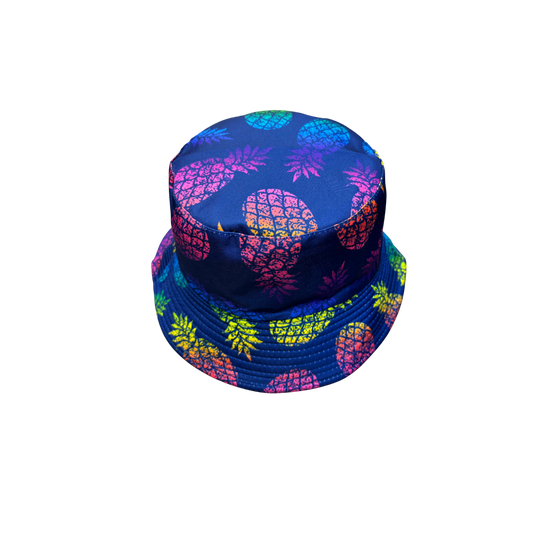 IGO2507417 Gradient Pineapple Printed Bucket Hat