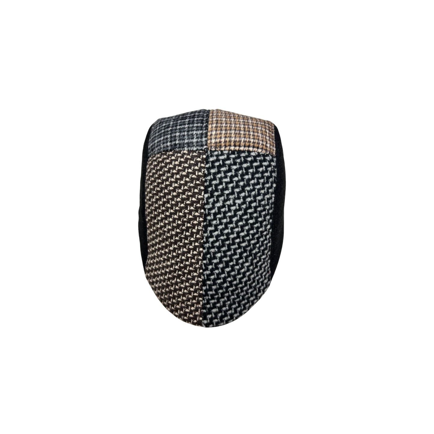 IGO2507429 Multi-Color Plaid Patchwork Contrast Flat Cap