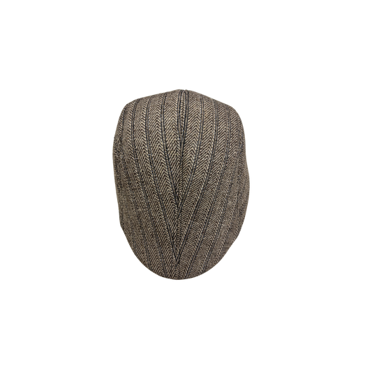 IGO2507432 Classic Herringbone Pattern Vintage Flat Cap