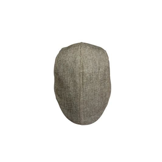 IGO2507438 Linen-Textured Literary Flat Cap