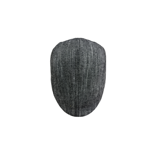 IGO2507441 Vertical Striped Woven-Textured Flat Cap