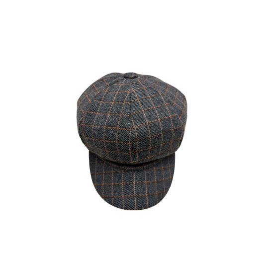 IGO2507445 Vintage Plaid Line-Designed 8 Panel Cap